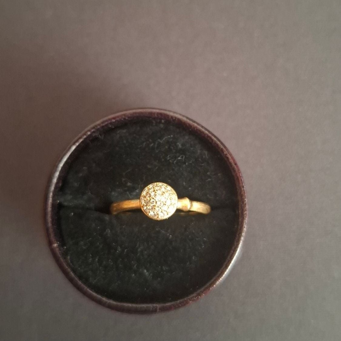 Ole Lynggaard Copenhagen Lotus Ring with Diamonds Size 56 — Excellent (M-) Rings