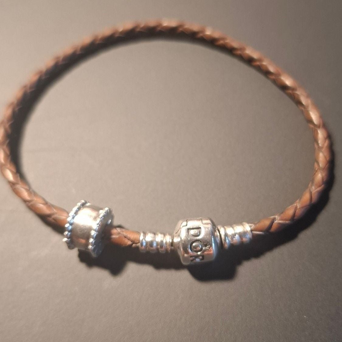 Pandora Armbänder Leder braun,geflochten — Good (VG) Bracelets