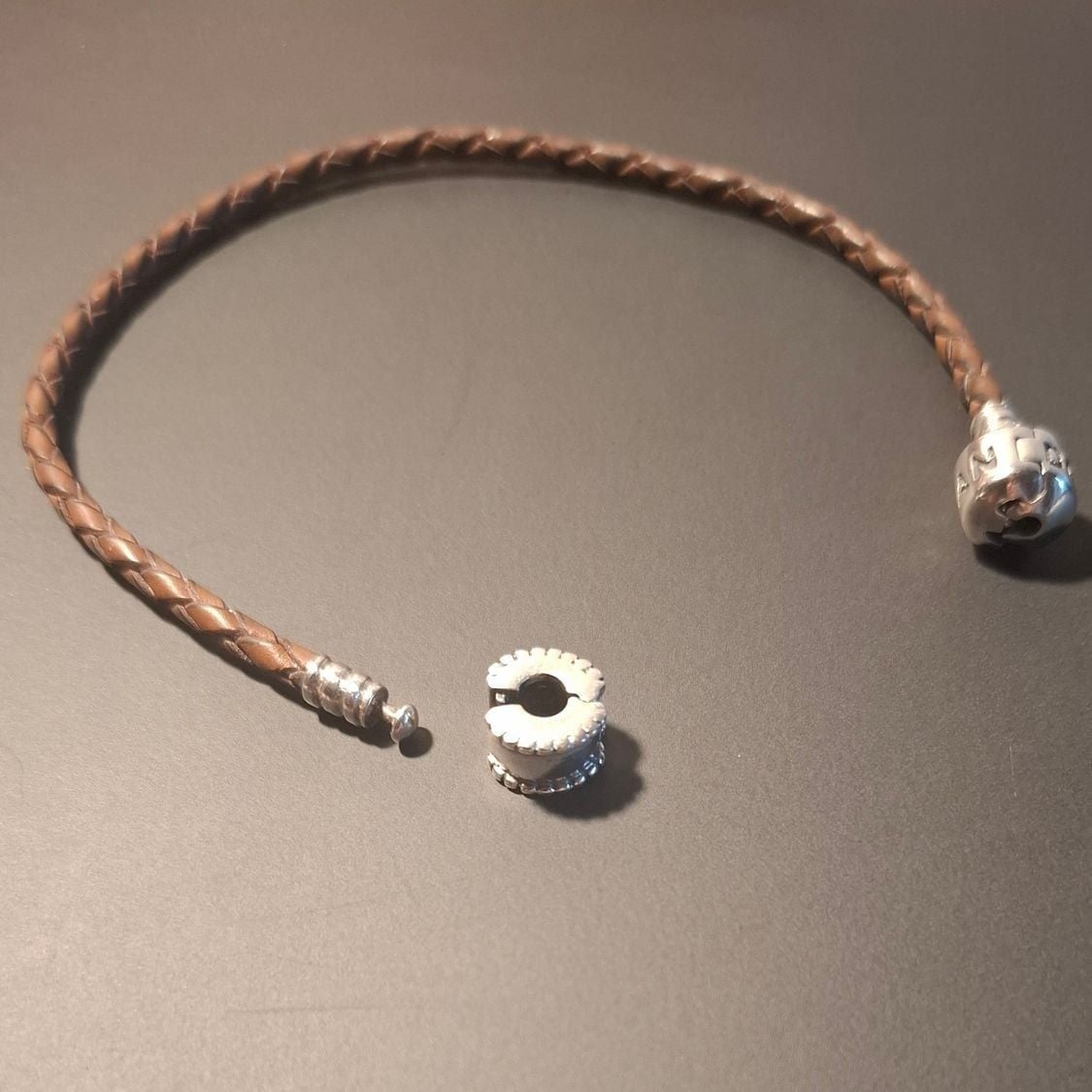 Pandora Armbänder Leder braun,geflochten — Good (VG) Bracelets
