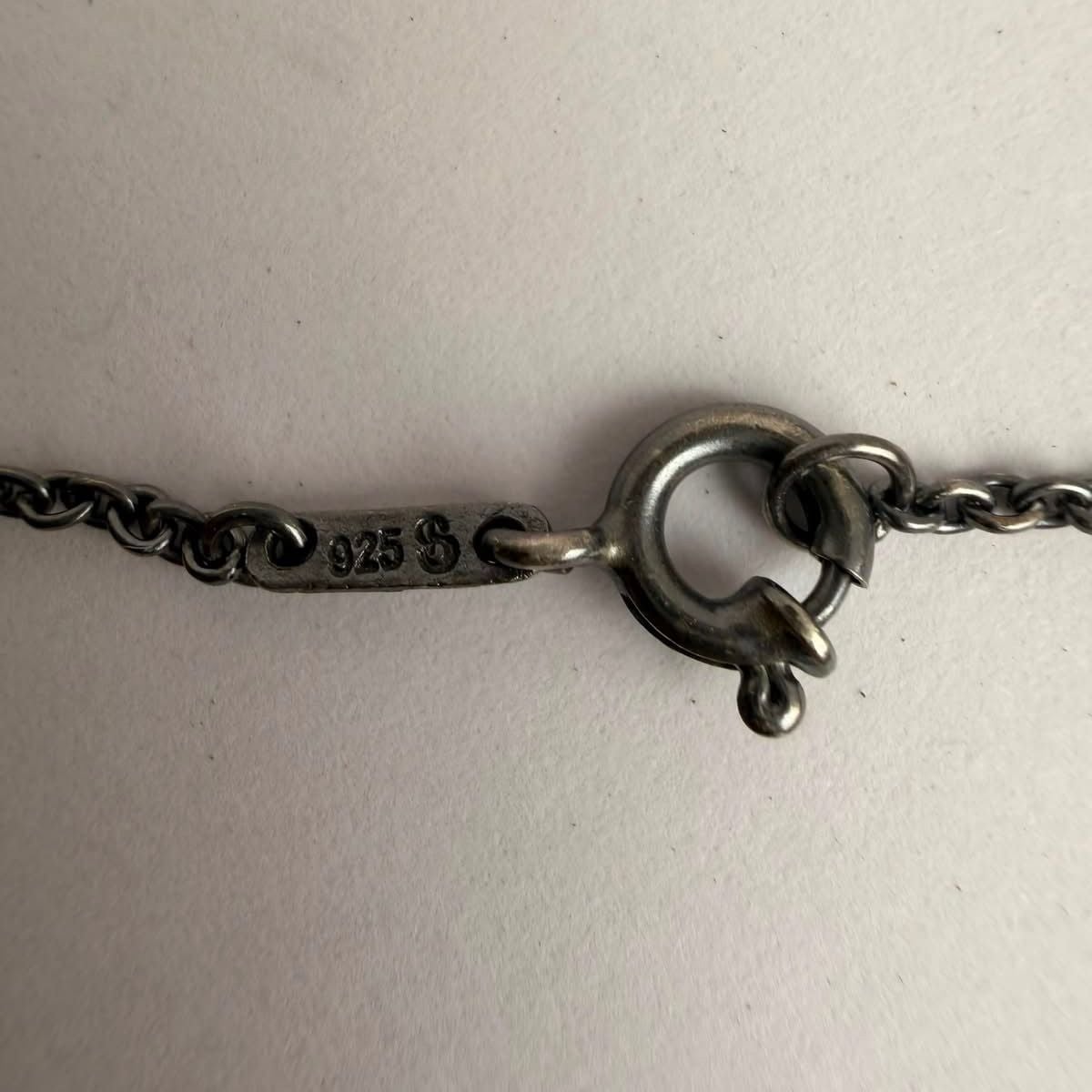 Blackened Silver Necklace with Brilliant-Cut Diamonds — Very good / fine (VG+) Necklaces & pendants