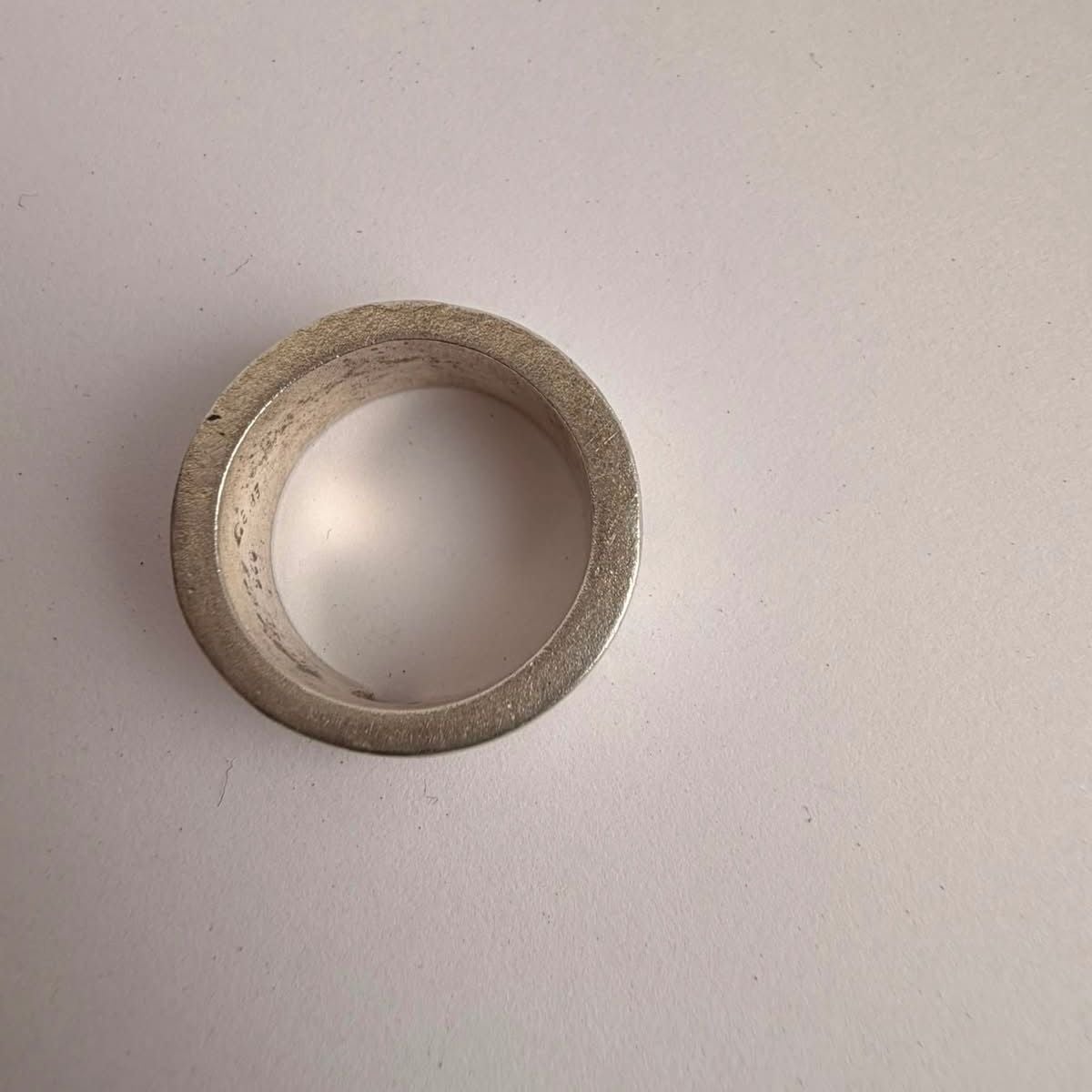 Silver Ring with Sapphire — Good (VG) Rings