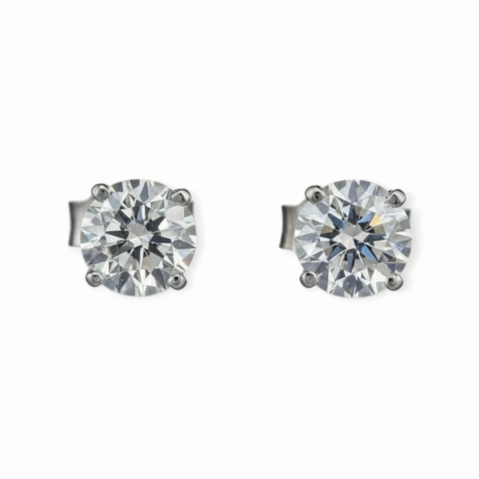1.02ct Diamant Ohrringe 14k Weissgold — Neuwertig (N) Ohrringe
