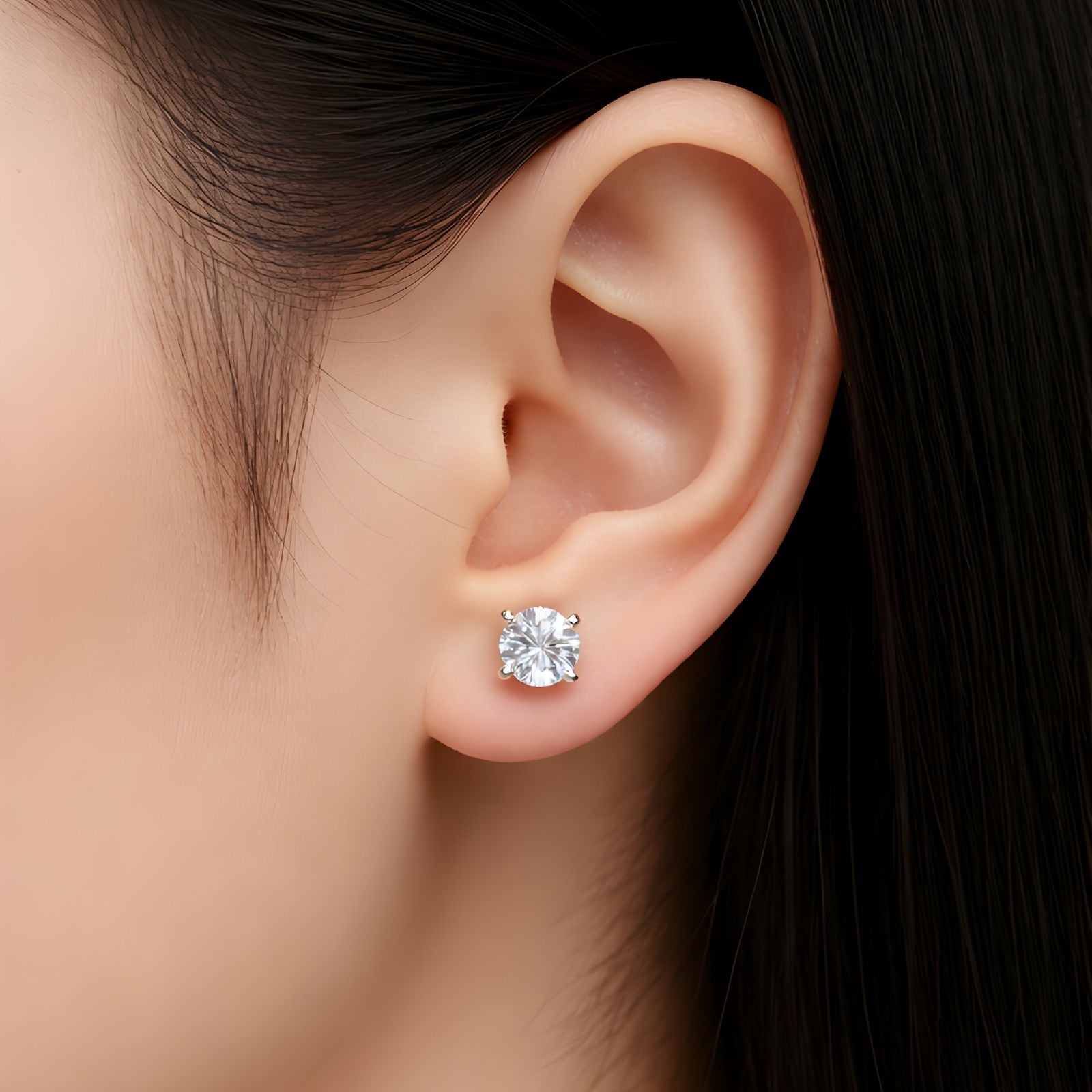 1.02ct Diamant Ohrringe 14k Weissgold — Neuwertig (N) Ohrringe