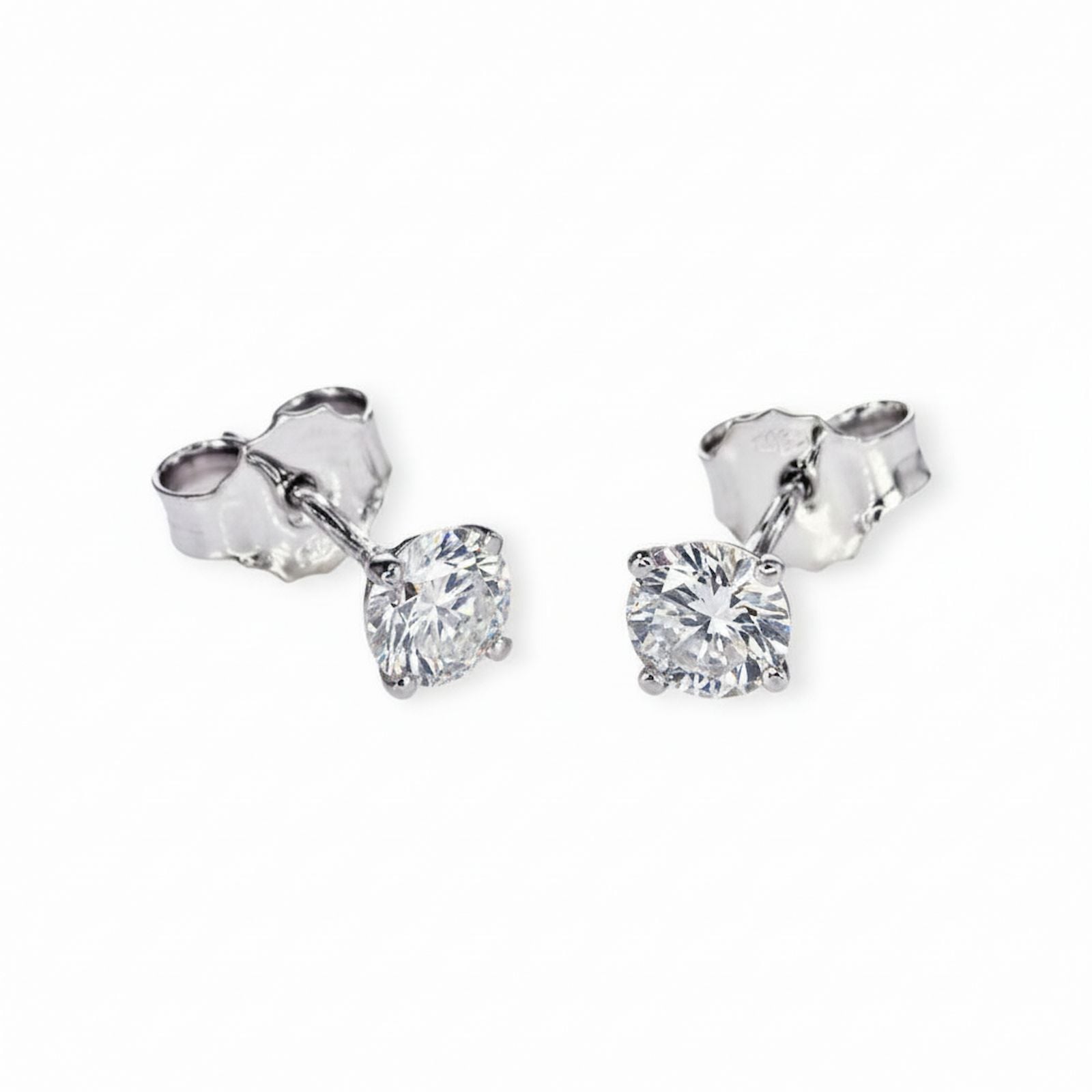 1.02ct Diamant Ohrringe 14k Weissgold — As new (N) Earrings