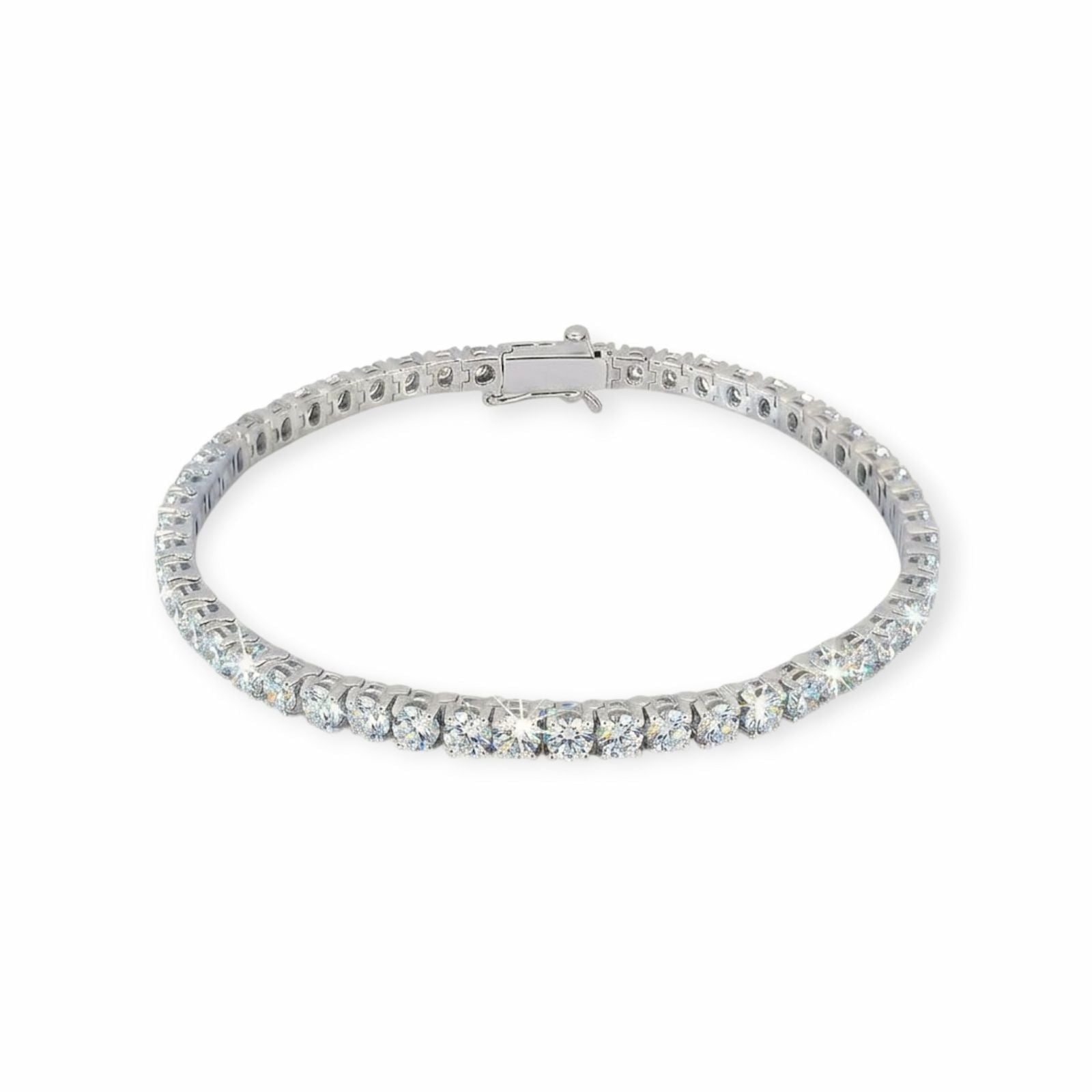 5.80ct Diamant Armband 14k Weissgold — Come nuovo (N) Braccialetti
