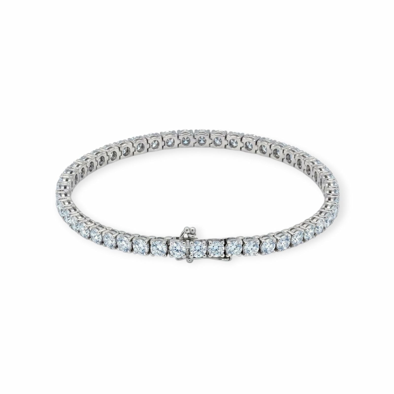 5.80ct Diamant Armband 14k Weissgold — Neuwertig (N) Armbänder