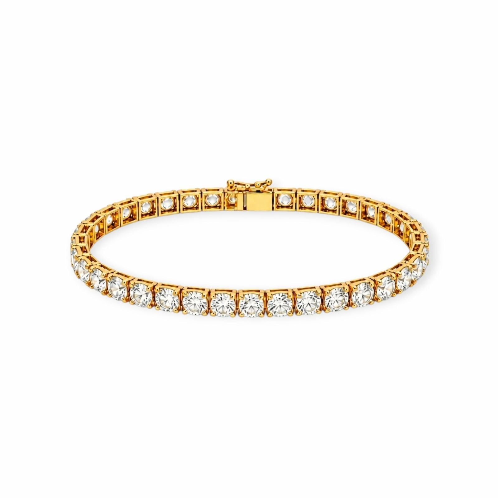 18.15ct Labor Diamant Armband 14k Gelbgold — As new (N) Bracelets