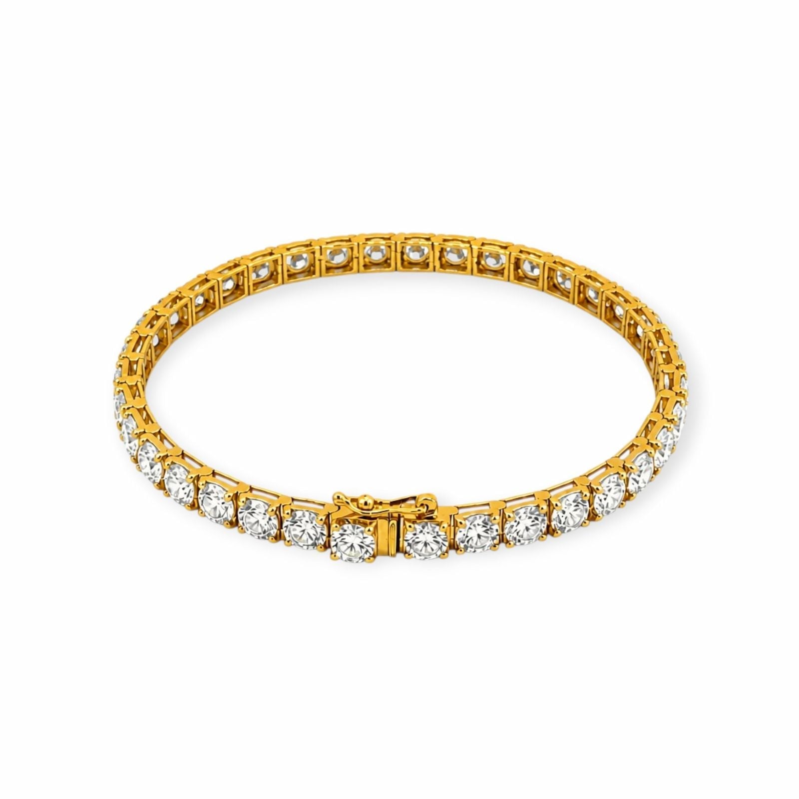 18.15ct Labor Diamant Armband 14k Gelbgold — As new (N) Bracelets