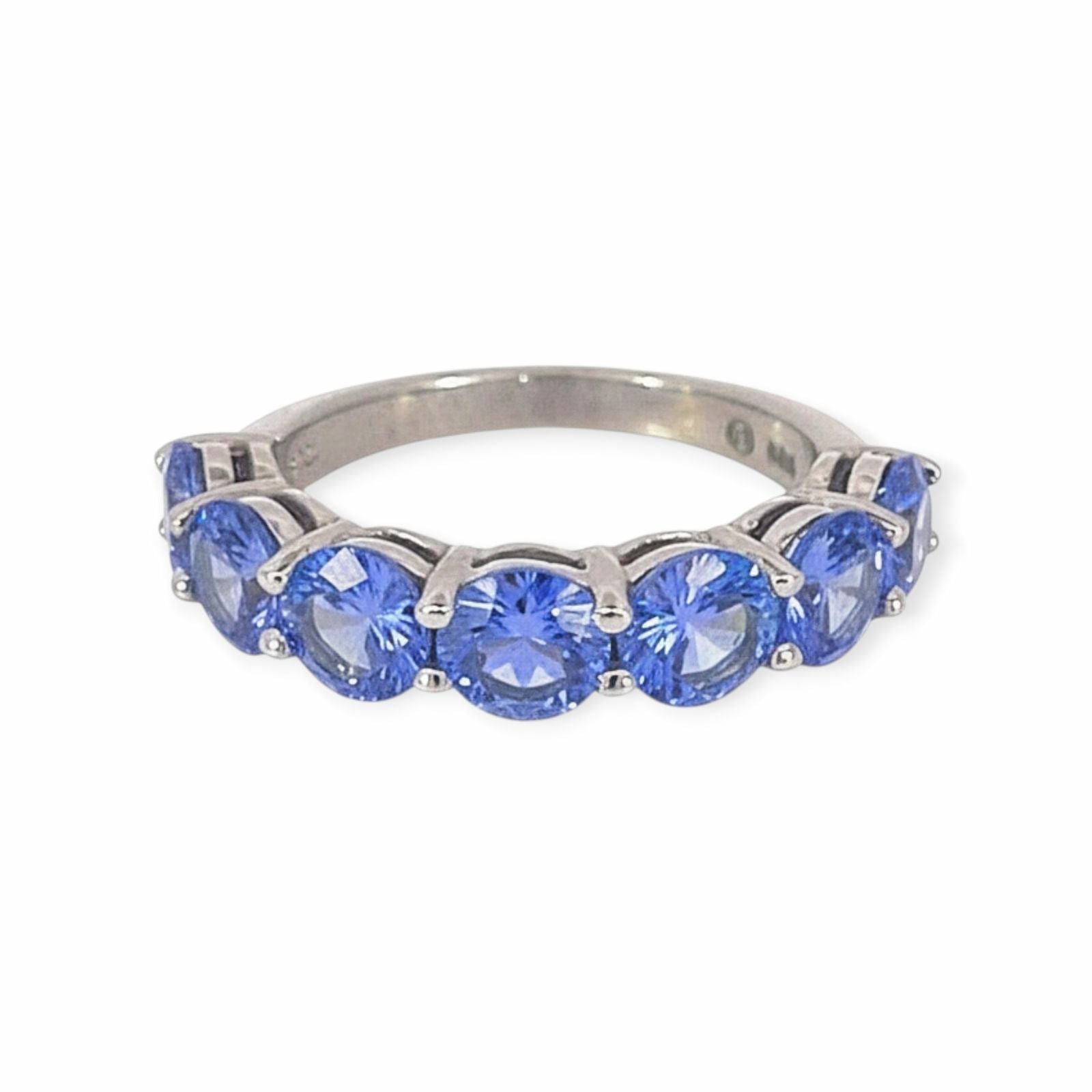2.92ct Tansanit Ring 14k Weissgold — Neuwertig (N) Ringe