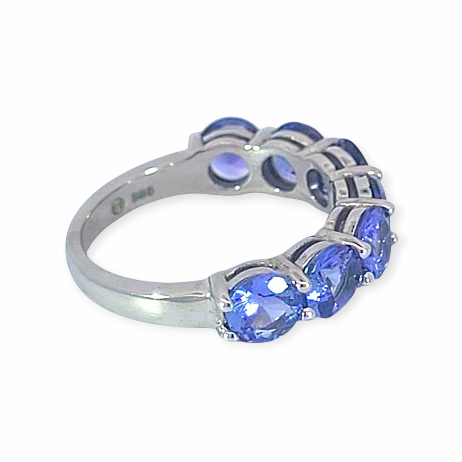Anello Tanzanite 2.92ct Oro Bianco 14k — Come nuovo (N) Anelli