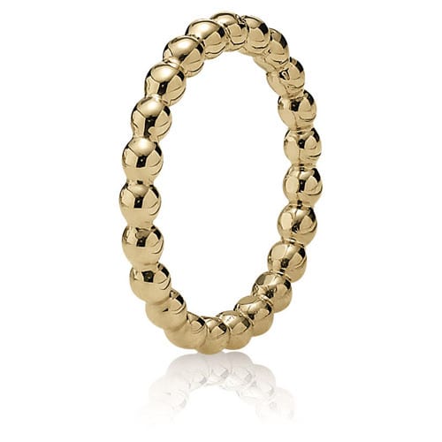 14K Gold Bubble Ring