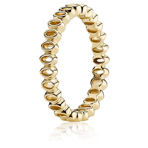 14K Gold Golden Lace Band Ring