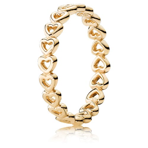 14K Gold Linked Love Ring