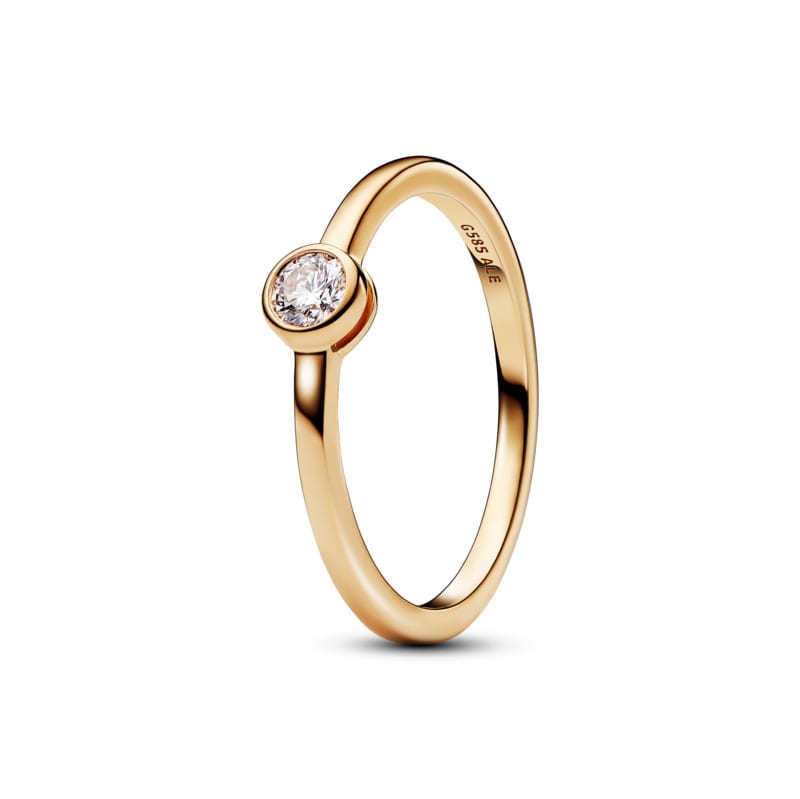Pandora Era Bezel 14k Gold Lab-grown Diamond Ring