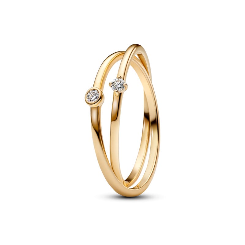 Pandora Era Lab-Grown Diamond Crossover Ring