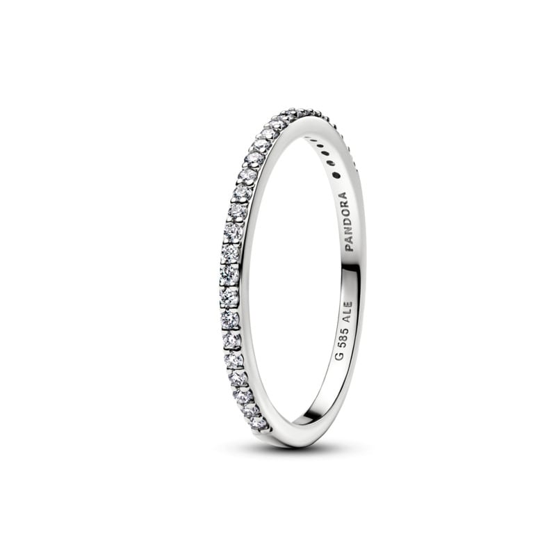 Pandora Era Lab-Grown Diamond Half Eternity Pavé Band Ring