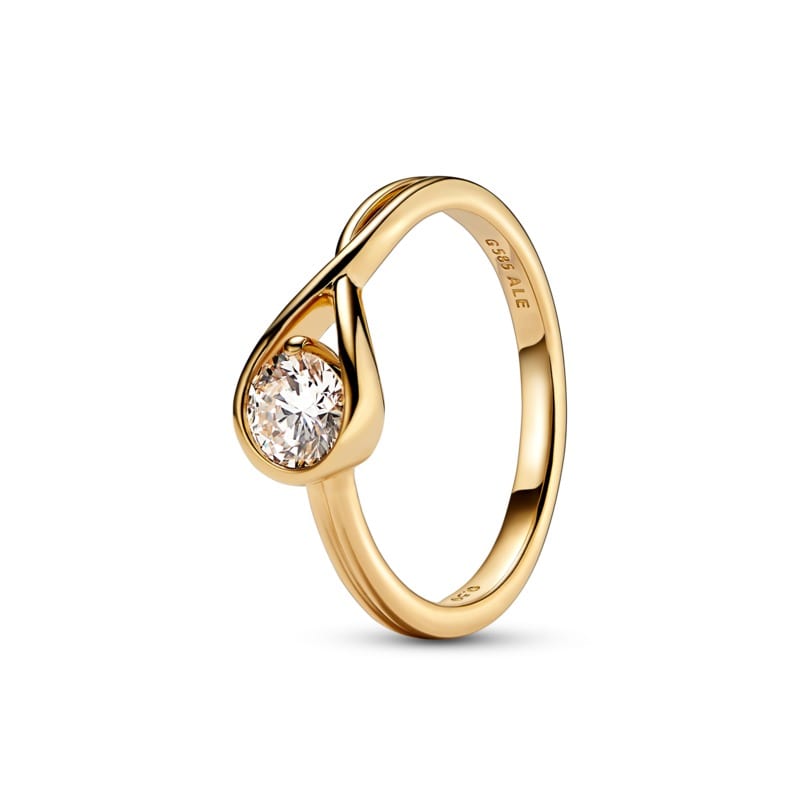 Pandora Infinite 14k Gold Lab-grown Diamond Ring