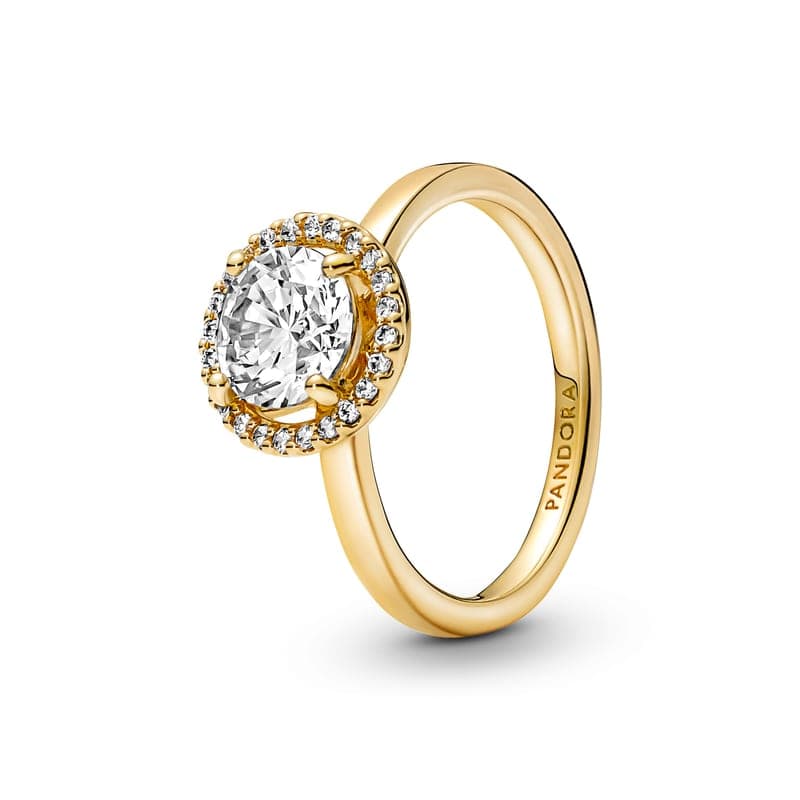 Pandora Sparkling Round Halo Ring 161234C01 161234 — Foto 1 von 1