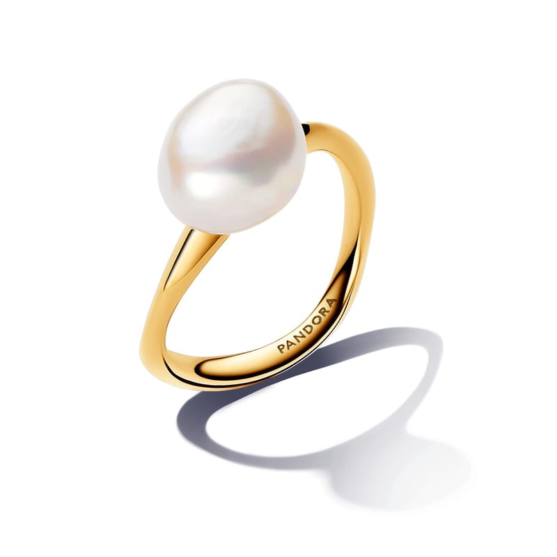 Pandora Baroque Treated Freshwater Cultured Pearl Ring