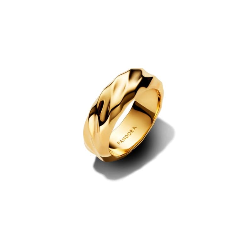 Pandora Rippled Wide Band Ring 163886C00 163886C0052 — photo 1 of 1