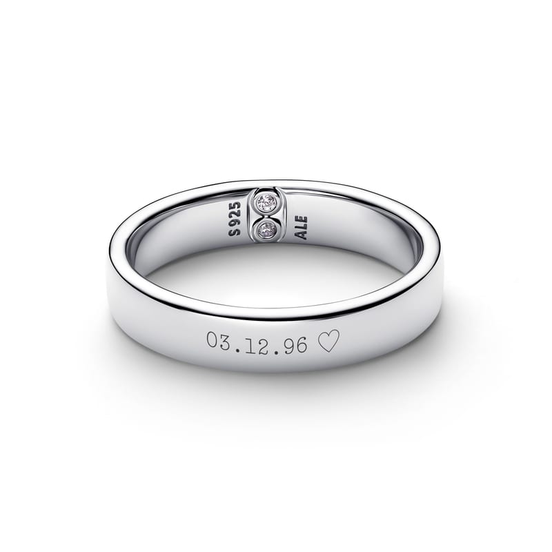 Pandora Engravable Classic Band Ring