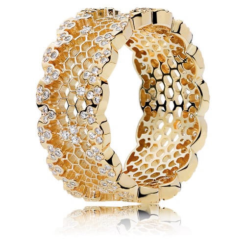 Honeycomb Lace Ring