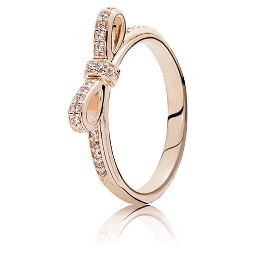 Pandora Rose™ Sparkling Bow Ring