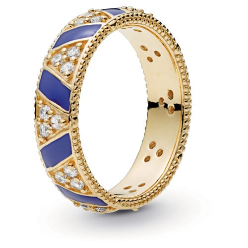 Exotic Stones & Stripes Ring