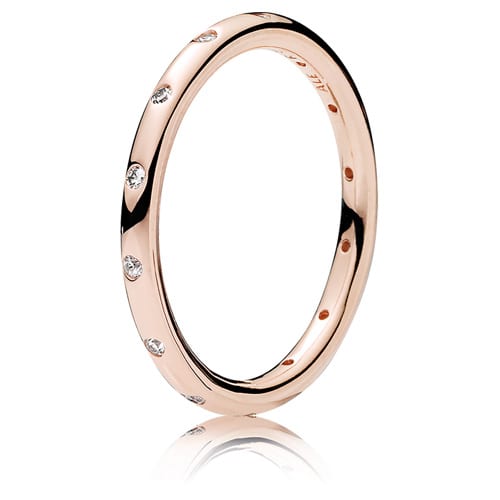 Simple Sparkling Band Ring