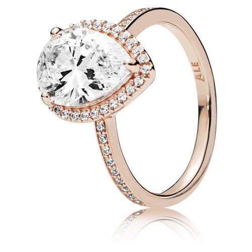 Radiant Teardrop Ring