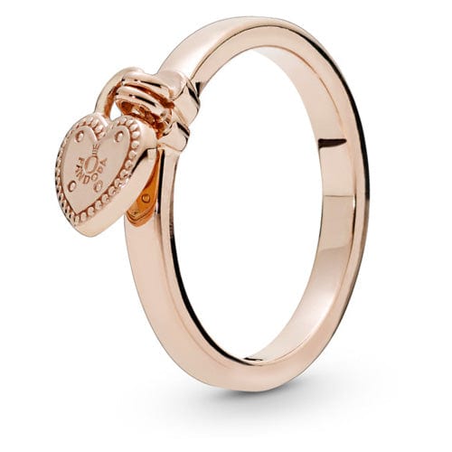 Pandora Rose Love Lock Ring