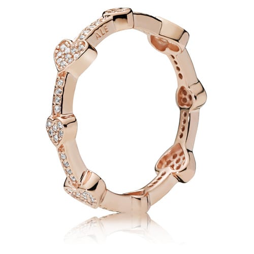 Alluring Hearts Love Ring