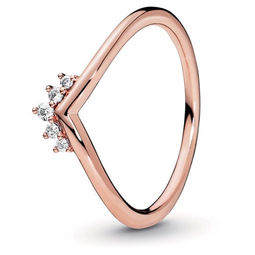 Pandora Rose Tiara Wishbone Ring