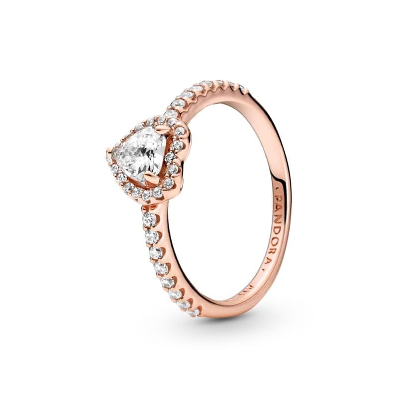 Pandora Sparkling Elevated Heart Ring 188421C02 188421 — Foto 1 von 1
