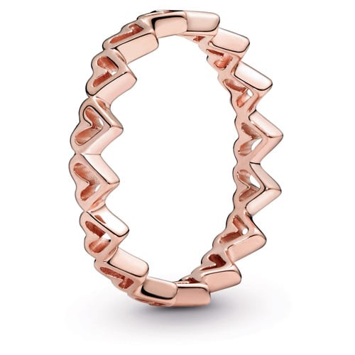Freehand Hearts Ring
