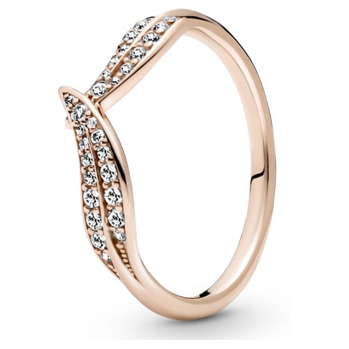 Sparkling Leaves Ring