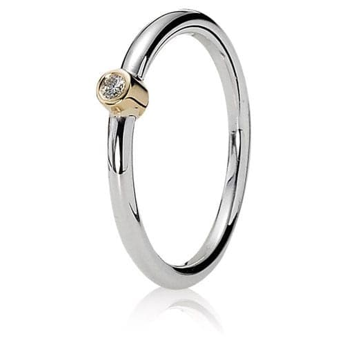 Pandora Smooth Ring with Diamond 190213D 190213 — Foto 1 von 1