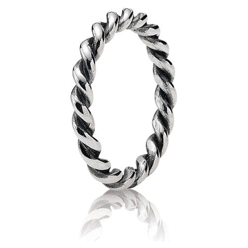 Silver Twist Ring