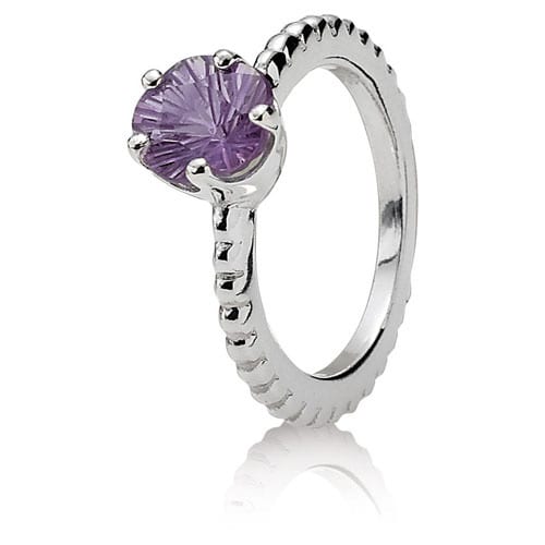 Amethyst Star Ring