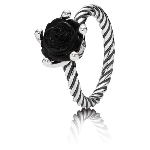 Onyx Rose Ring