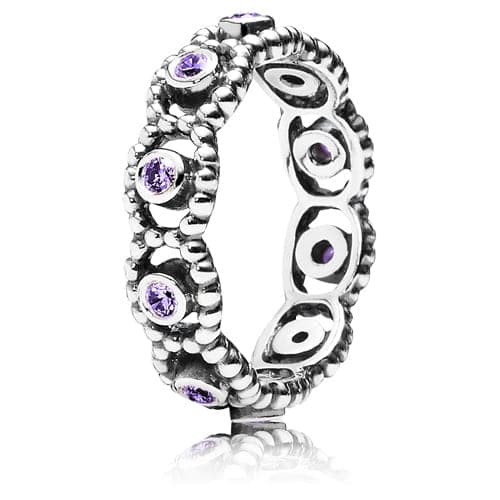 Pandora Her Majesty Ring with Purple Zirconia 190881A 190881 — photo 1 of 1