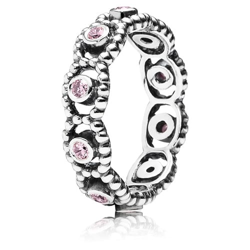 Her Majesty Ring with Pink Zirconia