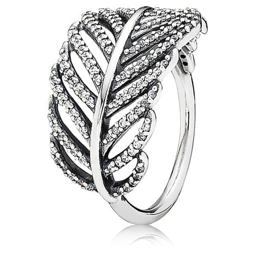 Pandora Light as a Feather Ring 190886CZ 190886C — foto 1 de 1