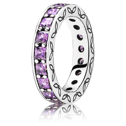 Purple Infinity Ring
