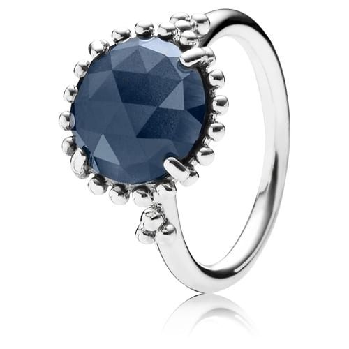 Shining Midnight Crystal Ring