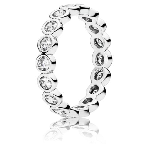 Alluring Brilliant Ring with Zirconia