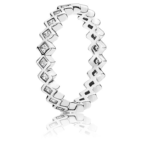 Alluring Princess Ring with Zirconia