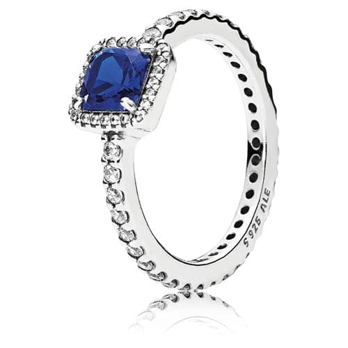 Pandora Timeless Elegance Ring with Blue Crystal 190947N 190947 — Foto 1 von 1