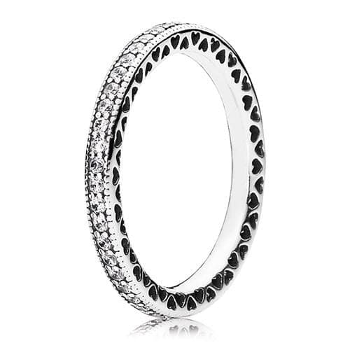 Pandora Sparkle & Hearts Ring 190963CZ48 190963 — photo 1 of 1