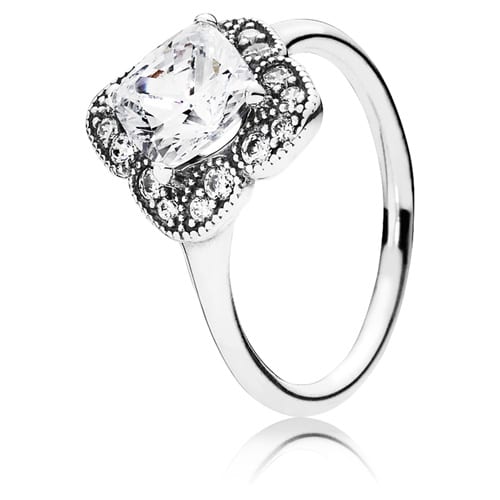 Crystallized Floral Fancy Ring